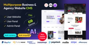 Inline Preview Image Quland - Multipurpose Business and Agency Laravel Website CMS Pro