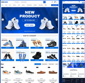 Screenshot_139 Kick Zone – Shoes Website WordPress Theme Template