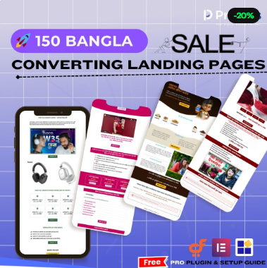 High-Converting Bangla Landing Pages WordPress