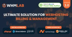 WHMLAB WHMLab - Ultimate Solution For WebHosting Billing And Management